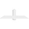 Ekena Millwork Eugene Architectural Grade PVC Gable Bracket, 60"W x 20"H x 4"D x 6"F, 8/12 Pitch GBP060X20X0406EUG00 - alternate 5